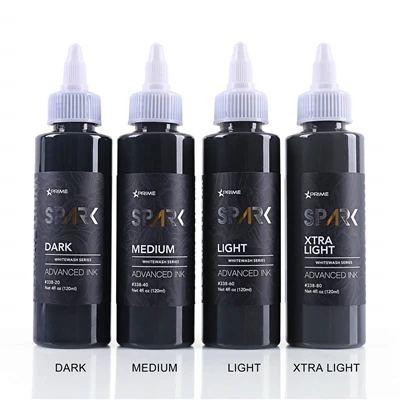 4oz 120 ml organisk lang - varig hvitvask Tatoveringsblekk