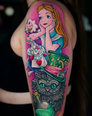 Fargerike tatoveringer vinner popularitet