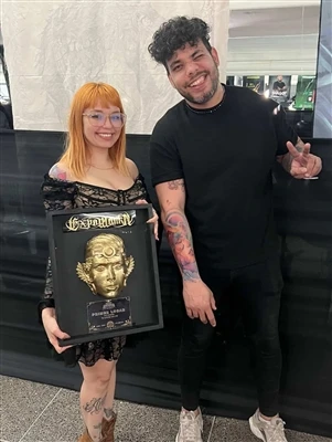 SPARK ProTeam Artist @arbi-tattoo vinner førsteplass i akvarell på Perus Expo...
