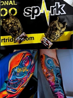 SPARK Artist @anfitriontattoo hevder dobbelt seier på Expo Tattoo Culturas 2025