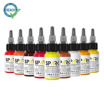 1OZ EU-sertifisert sikker organisk profesjonell Vibrant Lang-varig tatoveringsblekk for kroppskunst