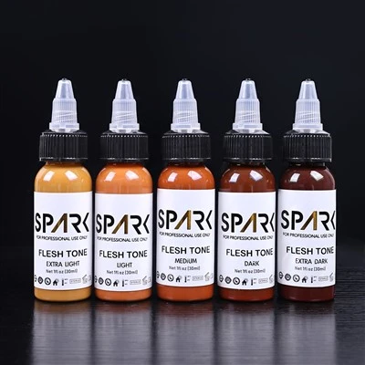 30 ml organisk tatoveringsblekk med kjøttfarge Hudfargesett Ikke-giftig pigment