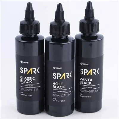 4oz Organic 3 Series Classic Black Hole Black Vanta Black Tattoo Ink