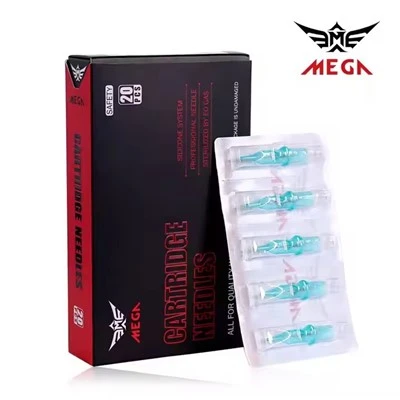 TOPP - kvalitet Mega Tattoo Cartridge Needle Disposible Round Liner