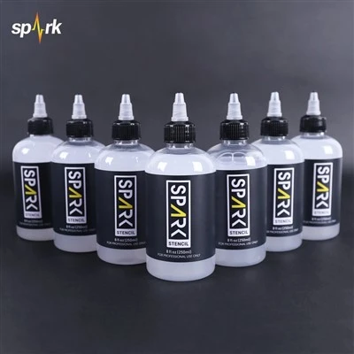 SAPRK 8 FL OZ (250 ml) Profesjonell rask tørr ikke - Fading glatt tatovering Stencil Gel for tatoveringsartister