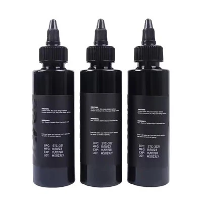 Spark Custom Wholesale China High - End 4 oz 120 ml Pigment Pigment Body Skin Color Amazing Oem Black Tattoo Ink