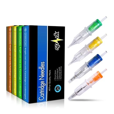Spark OEM/ODM Flere spesifikasjoner Disponibel Tattoo Needle Cartridge with Magnum Needles for Body Art