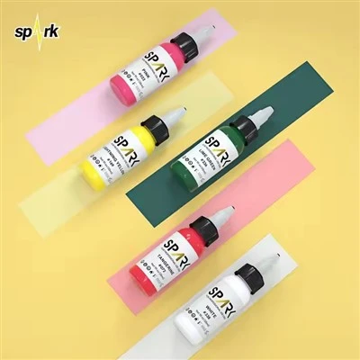 Spark Profesjonell organisk høykvalitets organisk lang - varig vann - basert Vivid Color Tattoo Ink