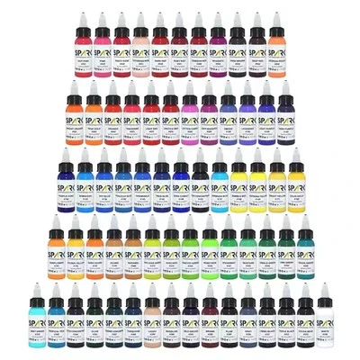 Spark Høy kvalitet EU Reach Compliance Tattoo Ink Black and White for Body Art Tattoo Pigment Ink