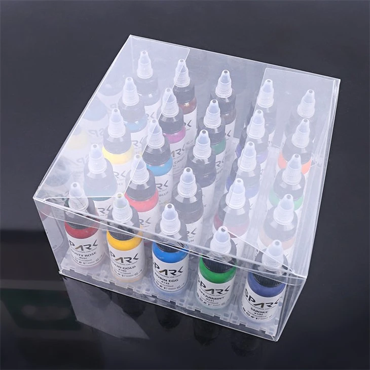 25 fargesett Spark Tattoo Ink Tatoveringsblekk i bulk Super Black Tattoo Ink