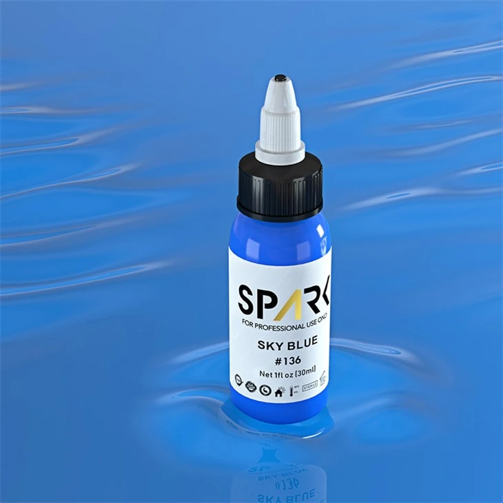 25 Fargesett Spark Tattoo Ink Vegan Tattoo Ink Tattoo Ink 30ml Pigmenter