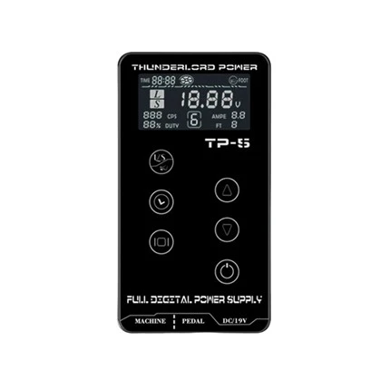 3-18V LCD elektrisk strømforsyning Tattoo Digital
