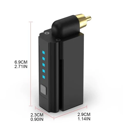 Trådløst batteri for tatovering tatovering strømforsyning trådløst