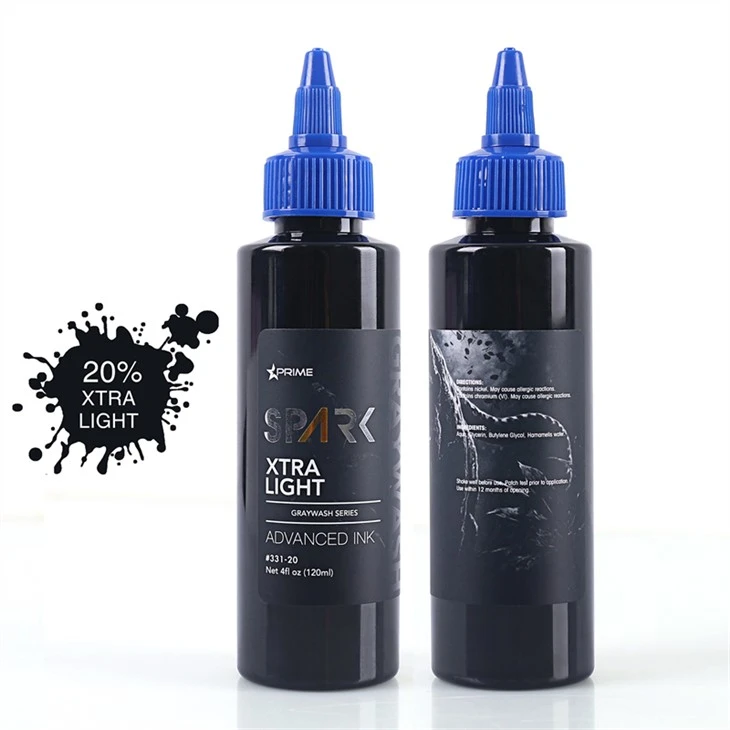 Tatoveringsblekksett Professional Black Spark Tattoo Ink