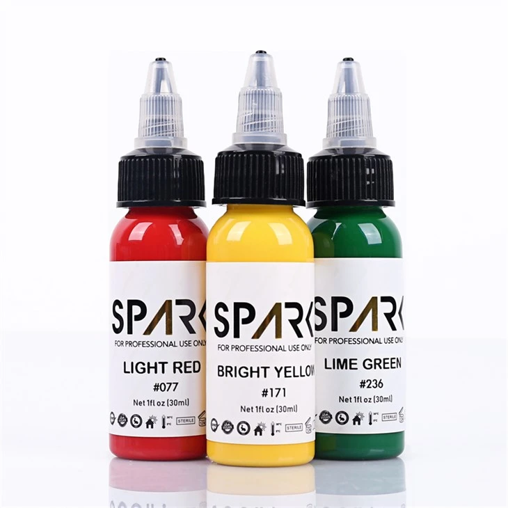 Tatoveringsblekk i bulk Spark Tattoo Ink Super Black Tattoo Ink
