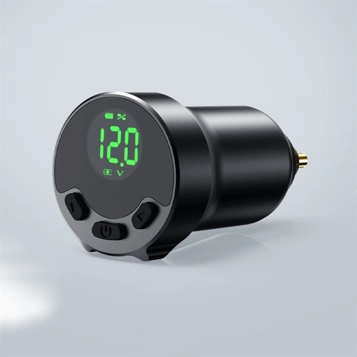Trådløst tatoveringsbatteri RCA 1600mA Nyeste trådløs tatovering strømforsyning tatovering