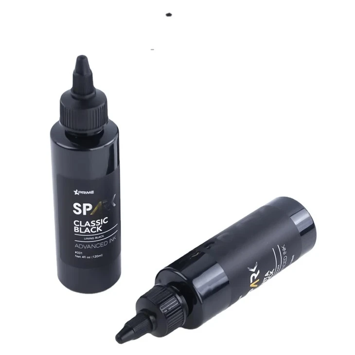 Black Tattoo Ink Classic Black 4OZ Lining Black Ink Series Spark Tattoo Ink Tattoo Ink Black Light