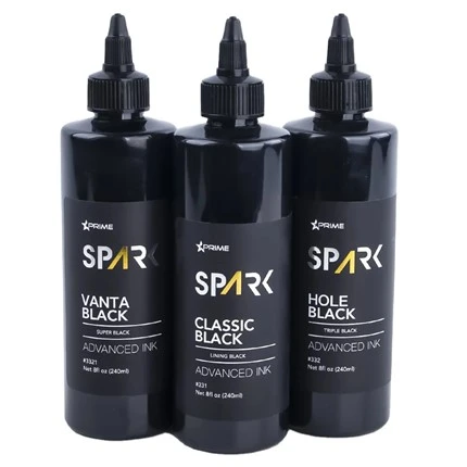 Tatoveringsblekk 8 Oz Super Black Black Ink Series Vanta Black Spark Tattoo Ink Tatoveringsblekksett